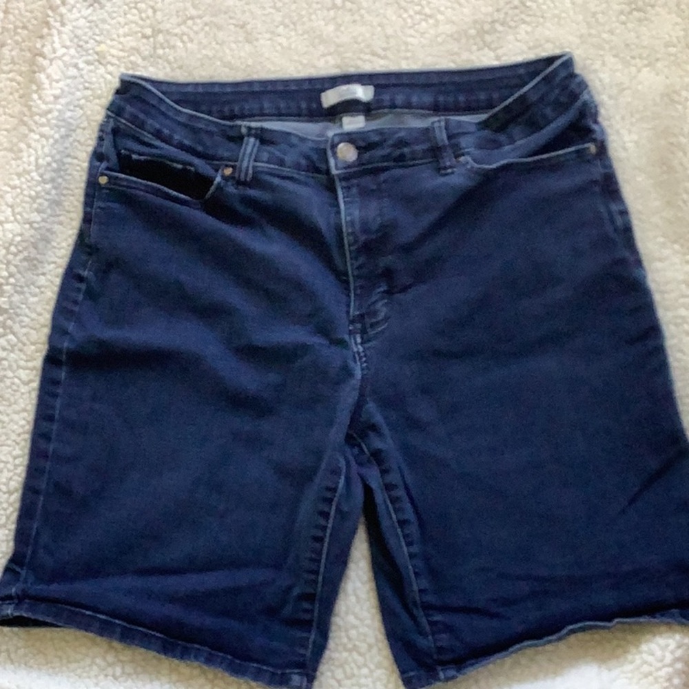 Women's Blue Denim Shorts